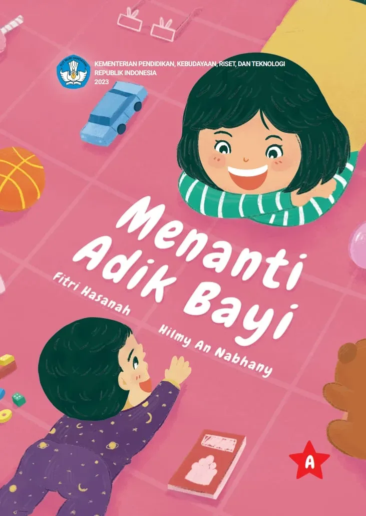 Sampul buku Menanti Adik Bayi